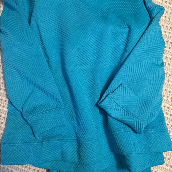 Boutique turquoise textured jogger set size large - Picture 5 of 7
